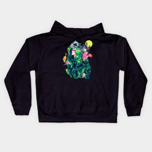 Cyberpunk Samurai Kids Hoodie